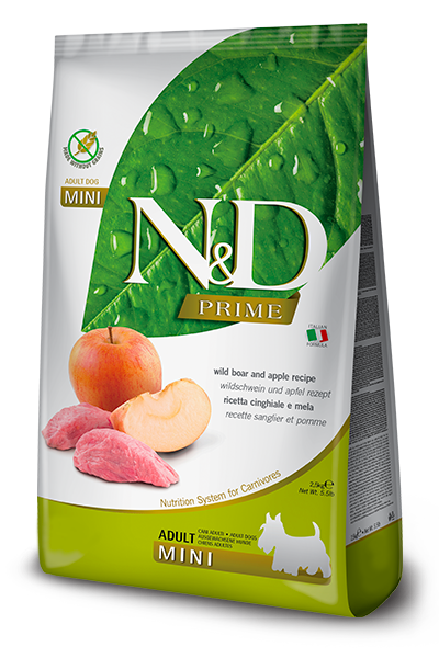 N&D精华无谷系列-野猪苹果配方-小型犬成犬粮